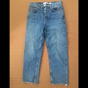 Re/Done straight leg signature jeans